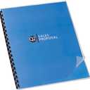 GBC 2000041 Clear View Presentation Binding System Cover, 11 x 8-1/2, Clear (Box of 100)