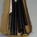 Black Shower Curtain Rod 31 to 104 Inch,1 Inch Diameter Adjustable Spring Tension Curtain Rod No Drilling Stainless Steel Telescoping Rod,No Rust