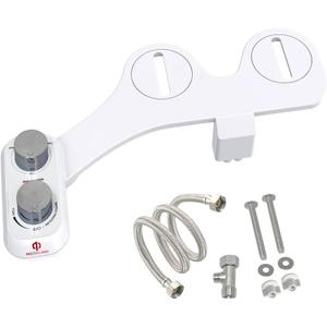 Beech Lane RV Bidet, Fits Most RV Toilets, Self Cleaning Adjustable Spray, Easy Install and Non-Electric, Prevents Toilet Paper Buildup in Black Tank, Included Metal Mounting Hardware and Hose