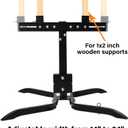 Highwild Adjustable Swinger Target Stand for Paper & Cardboard Silhouette Shooting Target X-Leg Stand Base Fits 1x2 Wooden Posts for Shooting Range