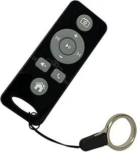 Mars Fox BT Multimedia Music Player Remote Control for Play Pause Next Prevtrack Volume Up/Down Mute Fit for iOS iPhone ipad Android System Smartphone Tablet Devices Sony FiiO Player ect