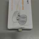 OTC Hearing Aids for Seniors, Nearly Invisible Rechargeable Hearing Aids, 100+ Hours of Charging Case Usage, Super-Mini Invisible Design, Comfort Fit in Ear Canal, AI Noise Cancellation and Clear Sound, Suitable for Various Daily Scenarios (Beige)