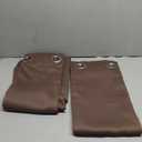 Blackout Draperies Curtains Panels - Window Treatment Thermal Insulated Solid Grommet Blackout Curtains/Panels/Drapes for Bedroom (Set of 2 Panels, 52 by 84 Inch, Cappuccino)