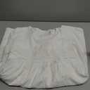 Falechay Womens Fall Tops Crewneck Long Sleeve Shirts Casual Chiffon Blouses Flowy Lace Hem Boho Clothing Trendy 2025 Size 4 XL