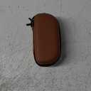 Hard Glasses Case for Ray-Ban Meta Charge Box (Brown)