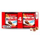 Nutella & GO Chocolate Hazelnut Spread with Cocoa plus Breadsticks, 4 Snack Packs, 1.8 oz Each (EXP 07/26/26)