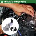 Car Idle Air Control Valve for Ford Aerostar V6 4.0L 1996-1997 Replace No.95TF9F715BB/F50Y9F715A IACV Idle Motor Idle Air Control Valve