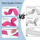 4 x Patented Sport Silicone Band Compatible with Apple Watch Bands 40mm 38mm 41mm 42mm 44mm 45mm 46mm 49mm Women Men, Soft Waterproof Sport Strap for iWatch Bands Series 11 10 9 8 7 6 5 4 3 2 1 SE Ultra (Hot Pink)