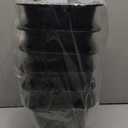 6 Pack Large Bed Furniture Risers, 6 inch Heavy Duty Couch Lift Risers for Sofa, Chair, Cabinet, Desk, High, Durable ABS Plastic, Premium Quality, Supports up to 2200 lbs, Black