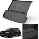 Elsetyler Cargo Liner for 2021 2022 2023 2024 2025 Q7 - Black TPO All Weather Heavy Duty Waterproof Rear Cargo Tray Trunk Floor Mat Protector Compatible with 2017-2025 Audi Q7
