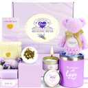 Self Care Get Well Soon Gifts for Women - Spa Care Package for Recovery, Birthday, Sympathy, Thinking of You - Gift Basket for Mom, Wife, Friend, Sister, Her, Encouragement Gift Box