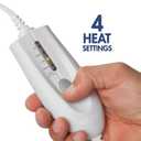 TheraCare Deluxe Heating Pad | Moist & Dry Heat | Four-Heat Settings | Sore Muscles | Soothing Warm Relief | Personal Size 12 x 15 | Safe, Automatic Shut Off