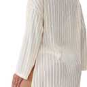 Swimsuit Coverup for Women Crochet Bathing Suit Cover Ups for Swimwear Beach Vacation Clothes 2025 Summer Dresses (White, M)