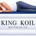 King Koil Luxury Twin Air Mattress with Built-in Pillow Top & Integrated High-Speed Patented Pump – 20" Inflatable Twin Blow Up Airbed for Camping, Home & Guests, Waterproof