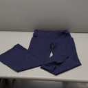 Tapata Petite Women's Bootcut Yoga Pants 26"/28" Inseam High Waist Workout Flare Leggings with Pockets (Large, Navy Blue)