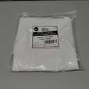 Home Queen Waffle Curtain Valance Window Treatment for Kitchen Bathroom Window, Straight Window Valance, Set of 1, 60 X 16 Inch, Solid White