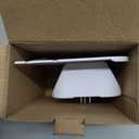 Wall Outlet Extender with Shelf and Night Light, Surge Protector, Wall Mount Charger Multi Plug Expander with 5 AC Outlets and 3 USB A Ports 1 USB C, Wide Space 3-Sided Power Strip Multi Plug Outlets (White)