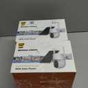 5G&2.4GHz Security Cameras Wireless Outdoor, 2K Cameras for Home Security, Solar & Battery Powered Security Camera Outdoor, Color Night Vision, PZT Human Detection, 2 Packs