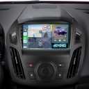 4+64G Android Car Stereo for Ford Transit 2015 2016 2017 2018 2019-9 Inch IPS Touchscreen Radio with Carplay/Android Auto, 32 EQ DSP/5GHz WiFi/GPS/SWC + AHD Rear View Camera