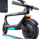 Electric Scooter, Electric Scooter Adults 500W, 31 Miles Long Range, 10in Tubeless Tires, 15.5mph E Scooter with Smart APP Control for Commuting, Outdoor, Short Travel Gift, Black Red