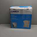 Carex Toilet Seat Riser, 5.5 Inch, Toilet Seat Risers for Seniors, Raised Toilet Seat, Supports 300lbs, Slip-Resistant, Toilet Riser, Elevated Toilet Seats