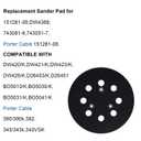 SAVITA 5 Inch 8 Hole Sander Pad Replacement Pad for D26451,151281-08, DW4388, 743081-8, 743051-7, Porter Cable - Fits DW421/K, DW423/K, BO5010, BO5030K, Porter Cable 390K 382 343
