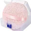 WSYUB Powder Puff, 6'' Powder Puff for Body Powder,Body Powder Puffs and Container,Oversize Dust Puffs for Women