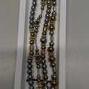 KOREDA Beaded Bracelet Compatible for Apple Watch Band 38mm 40mm 41mm 42mm 44mm 45mm 46mm Series 11 10 9 8 7 SE Women, Fashion Cute Handmade Elastic Beads Stretch Strap for iWatch Series 6/5/4/3/2/1 (Gold/Silver)