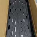 SPACEKEEPER Slim Rolling Storage Cart 4 Tier Bathroom Organizer Cart Mobile Shelving Unit Slide Out Utility Cart for Kitchen, Bathroom, Makeup, Craft, Laundry Narrow Places, Black