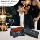 Men's Ratchet Belt - Genuine Leather, Custom Fit, Stylish and Durable (35mm) (Matte Black)