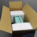 Foldable Utility Cart with 8 Wheels, Collapsible Rolling Cart with Telescoping Handle & Lid, Portable Organizer Crate for Shopping, Teachers, Office, Travel, Books, Snacks, Stairs (Green)