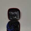 KINDEN Air Tube Earbuds Headphone Binaural Earphones with Microphone Noise Cancelling for Phone,Pad,Pod,HTC,Sony,Mp3 Players (Blue)