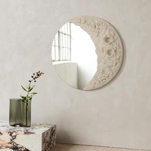 Moon Mirror Wall Decor for Bedroom, Boho Decorative Mirror Art for Urban Living Room Apartment Nursery Kids Room, 12" Crescent Mirror Bohemian Wall Hanging Accent Moon Mirror Wall Decor for Bedroom, Boho Decorative Mirror Art for Urban Living Room Apartment Nursery Kids Room, 12" Crescent Mirror Bohemian Wall Hanging Accent