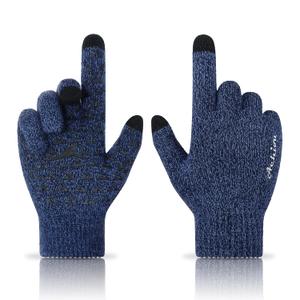 Achiou Winter Gloves, Glove for Men Women, Upgraded Touch Screen Texting Warm Running with Thermal Soft Knit Lining, Size: X-Small