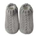 Vihir Cozy and Warm Men Slipper Socks - Non-Slip and Stylish Floor Socks Indoor House Shoes,gray
