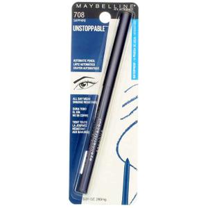 Maybelline New York Unstoppable Waterproof Eyeliner, Sapphire [708] 0.01 oz (Pack of 3)