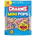 Tootsie Roll Charms Mini Pops - 4.5 lb Bag of Individually Wrapped Fruity Hard Candy Lollipops in 18 Fun Flavors - Peanut and Gluten Free, 400 Count, Packaging May Vary