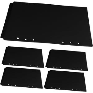 25pcs Loose Leaf Binder Dividers Detachable Tabs for Easy Organization Quick Access File Dividers with Layout for Office and Study Use