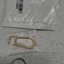 High Strength Brass Keychain Carabiner Clip EDC Spring Kits Key Ring Clasp Hook Nice Finish