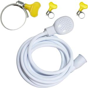 4m/13.12ft Portable Sink Spray Rubber Hose Shampoo Sprayer Handheld Faucet Shower for Pets Sink Hose Faucet Sprayer, Bathing Baby, Washing Hair, Rinsing Vegetables