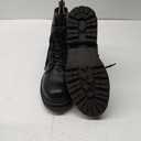 DREAM PAIRS Lace-up Combat Boots Ankle Booties for Women (8, Black)