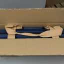 American Mahjong Game Set, 166 Premium White Tiles, 4 All-in-One Color Rack/Pushers, Complete Mahjong Set Blue Carrying Bag, 9 Inches X 20 Inches X 3 Inches