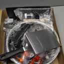 35PCS Griddle Accessories Kit, Flat Top Grill Accessories Set for Blackstone and Camp Chef, Grill Spatula Set with Enlarged Spatulas, Basting Cover, Scraper for Outdoor Barbecue