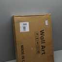 Framed Coastal Wall Art for Living Room, 3 Piece Beach Surfboard Palm Tree Artwork for Walls, Large Ocean Surfing Seascape Picture Prints, Beach Coastal Wall Decor for Bedroom Hallway Office, 16x24 In