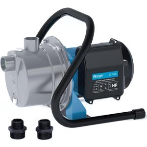 1 HP Portable Shallow Well Pump, Small Water Transfer Garden Pump, 980GPH Sprinkler Booster Electric,115V Self Priming Draining Irrigation for Lawn Fountain