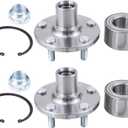 Front Driver and Passenger Side Wheel Bearing Hub for Toyota Celica 2000-2005, Corolla 2003-2019, Matrix FWD 2003-2014, Pontiac Vibe FWD 2003-2008