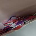 300 PCS Valentines Heart Stickers, Foam Stickers, Matte Valentines Crafts, Self-Adhesive Heart Foam Stickers 5 Colors Valentine Foam Adults Valentine's Presents (Multicolor1)