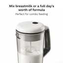 Baby Brezza Breastmilk and Formula One Step Mixer Pitcher - Large Capacity, Store 28oz at Once - Portable for Travel