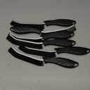 Crevice Cleaning Brushes, Cleaner Scrub Brush Tool for Hard to Reach Tight Space, Home Essentials, Cleaning Supplies for Shower, Bathroom, Kitchen, Toilet, Window (Black)