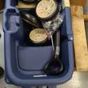 Step2 Wagon for Two Plus, Kids Ride On Toy, Stroller Substitute, Includes Seat Belts, Made of Durable Plastic, Max Weight 75 lbs., For Toddlers 1.5-5 Years Old, Denim Blue